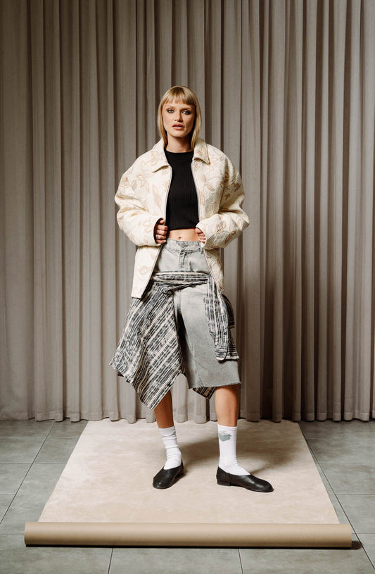 Floral jacket - Trytoupcycle