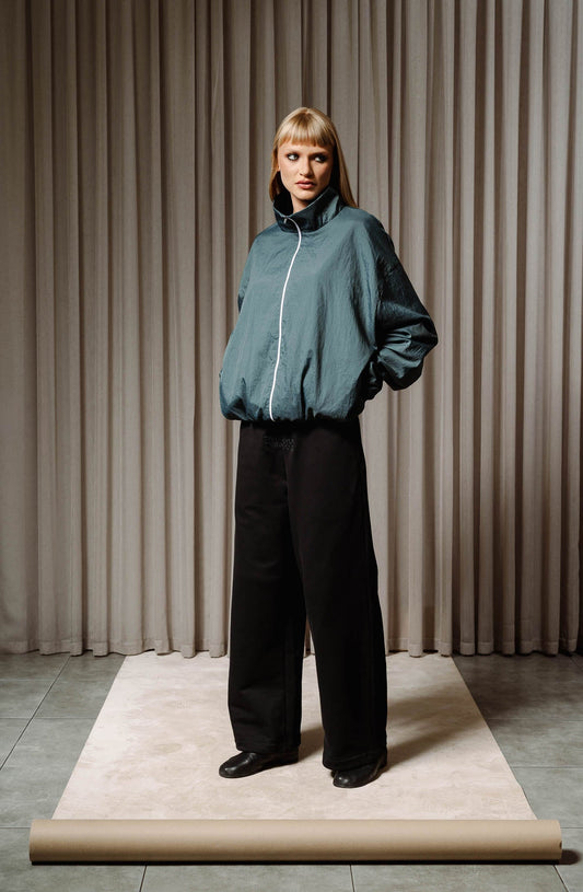 Late night summer zipper jacket - Trytoupcycle