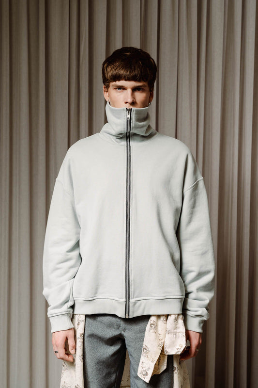 Long neck zip up - Trytoupcycle