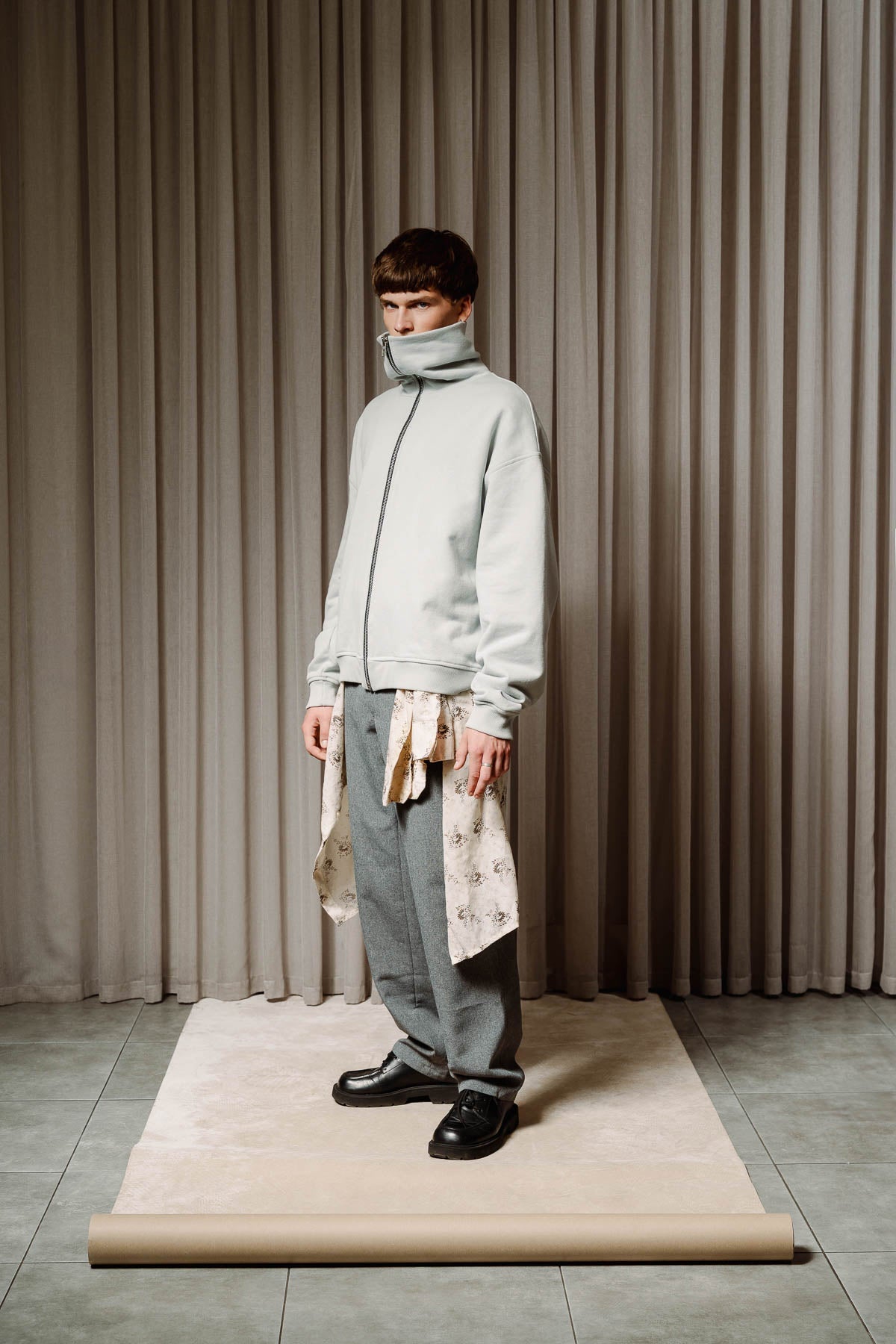 Long neck zip up - Trytoupcycle