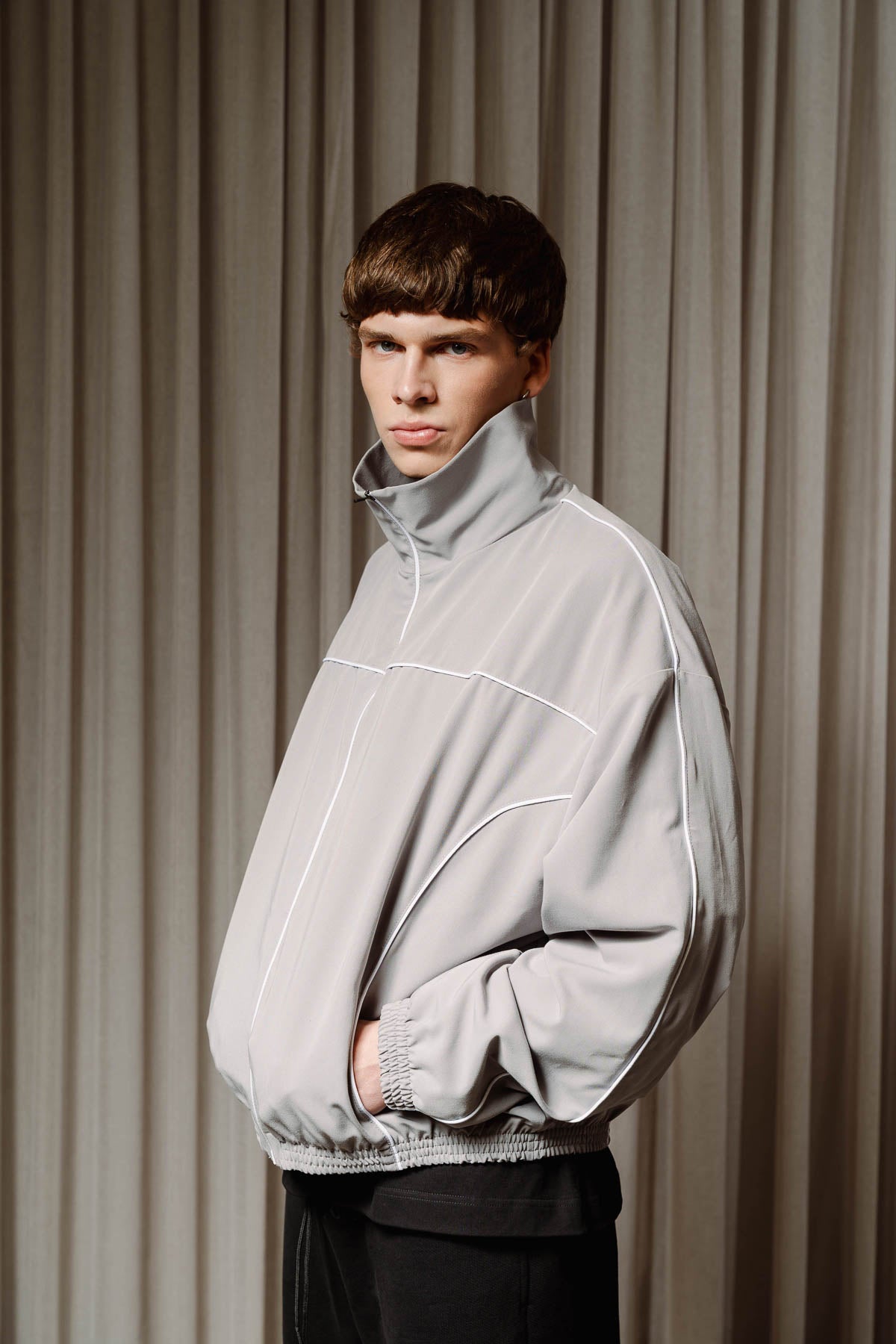 Office track jacket - Trytoupcycle