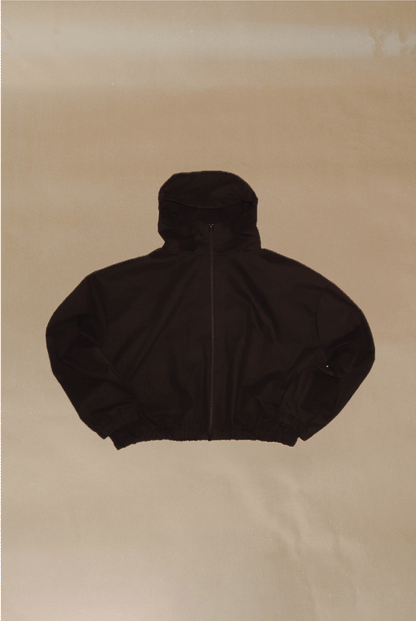 Black double zip jacket