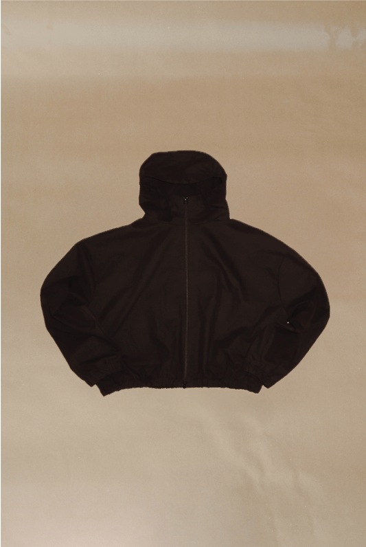 Black double zip jacket