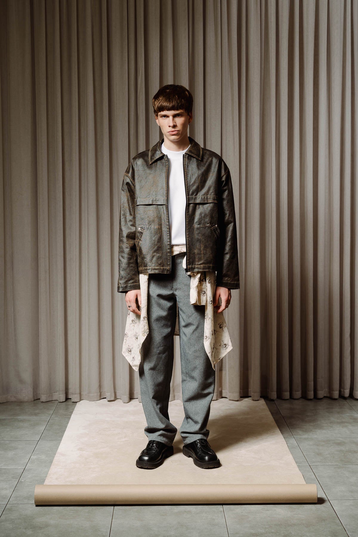 Brown vintage jacket - Trytoupcycle