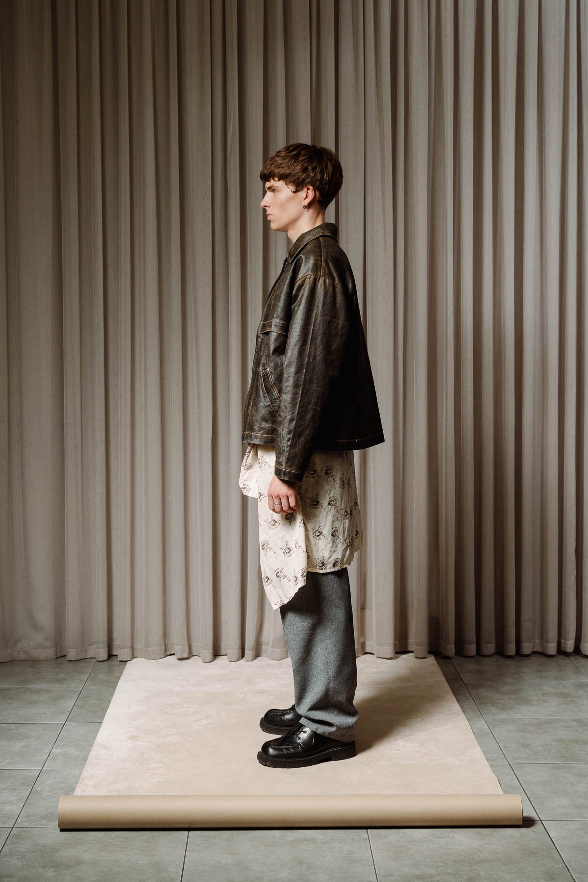 Brown vintage jacket - Trytoupcycle