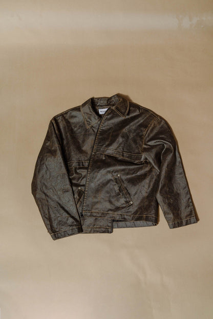 Brown vintage jacket - Trytoupcycle