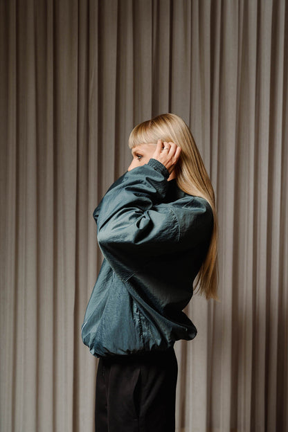 Late night summer zipper jacket - Trytoupcycle