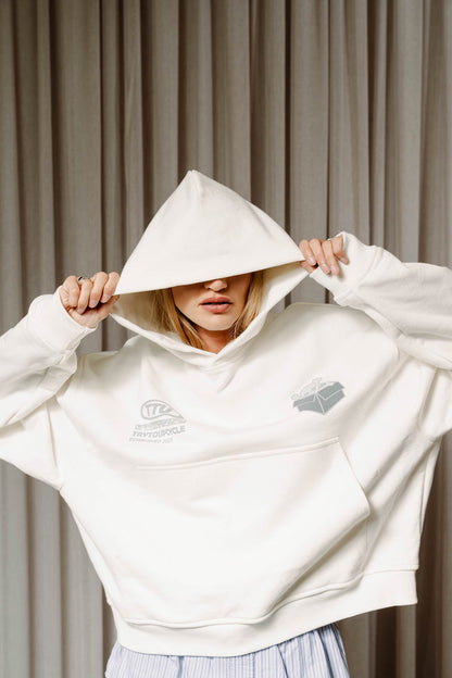 Milk hoodie - Trytoupcycle