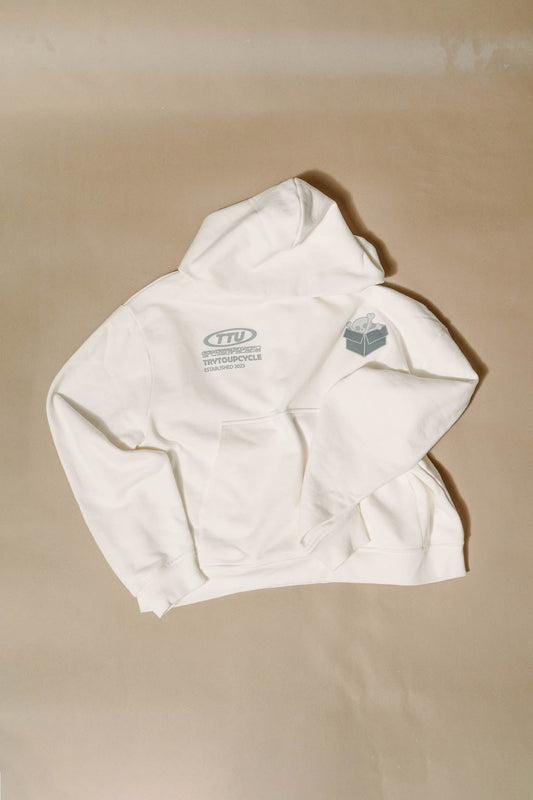Milk hoodie - Trytoupcycle