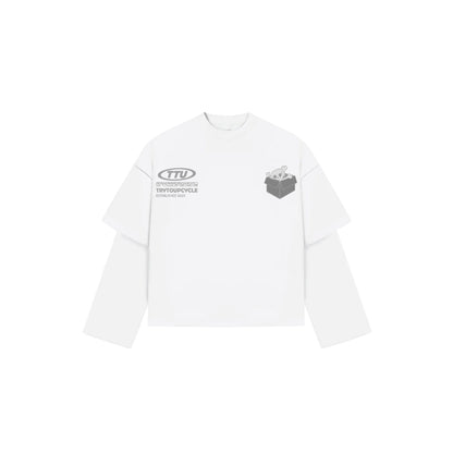 White long sleeve tee - TTU